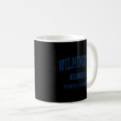 Wilmington North Carolina Nc Athletic Sports Kaffeetasse (VorderseiteRechts)