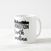 Wilmington-North Carolina-Skyline Kaffeetasse (VorderseiteRechts)