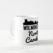 Wilmington-North Carolina-Skyline Kaffeetasse (Vorderseite Links)
