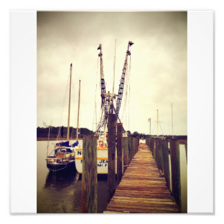 Wilmington Shrimp Boat Fotodruck