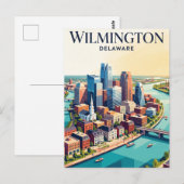 Wilmington USA Postkarte (Vorne/Hinten)