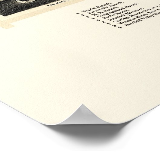 Wilmington, VT Panoramic Map - 1891 Poster (Ecke)