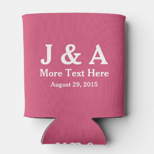 Wilmington Wedding Can Cooler Dosenkühler (Rückseite)