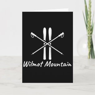 Wilmot Mountain Illinois Skilifte Winter V Karte