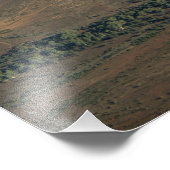 Wilpena Pound aus der Luft, Ikara-Flinders Ranges Fotodruck (Ecke)