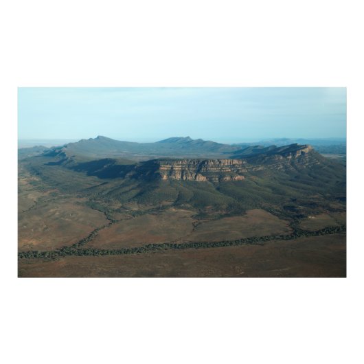 Wilpena Pound aus der Luft, Ikara-Flinders Ranges Fotodruck (Vorne)