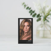 Wilshire Actor Model | Pro Business Calling Card Visitenkarte (Stehend Vorderseite)