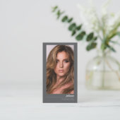 Wilshire Actor Model | Pro Business Calling Card Visitenkarte (Stehend Vorderseite)