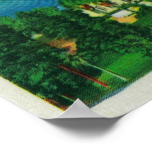 Wilshire Boulevard, General Douglas MacArthur Poster (Ecke)