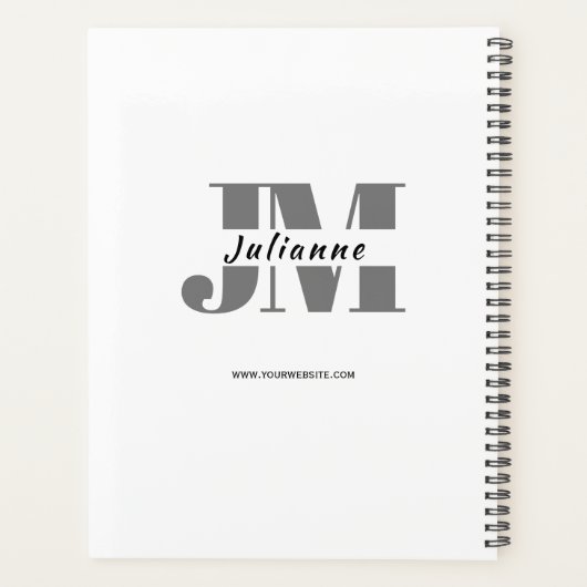 Wilshire Custom Foto Scheduling Calendar Planner Planer (Rückseite)