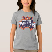 Wilshire Warriors Baseball League Logo Tri-Blend Shirt (Vorderseite)