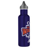 Wilshire Warriors Baseball League White Logo Edelstahlflasche (Links)