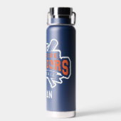 Wilshire Warriors Baseball League White Logo Trinkflasche (Rückseite)