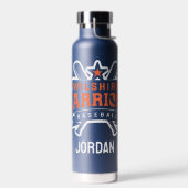 Wilshire Warriors Baseball League White Logo Trinkflasche (Links)