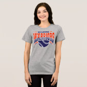 Wilshire Warriors Navy Baseball-Logo Tri-Blend Shirt (Vorderseite voll)