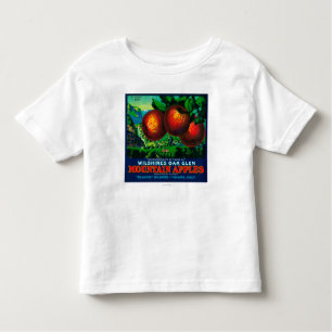 Wilshires Eichen-Schlucht-Apple-Kisten-Aufkleber Kleinkind T-shirt