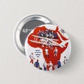Wilson Airways ~ Afrika Button (Vorne & Hinten)