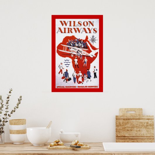 Wilson Airways ~ Afrika Poster (Küche)