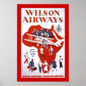 Wilson Airways ~ Afrika Poster (Vorne)