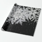 WILSON BENTLEY SNOWFLAKEN AUF DEM NIGHT SKY GESCHENKPAPIER (Ungerollt)