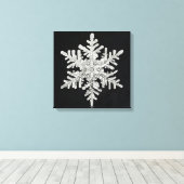 Wilson Bentleys Schneeflocke Leinwanddruck (Insitu (Holzboden))