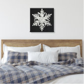 Wilson Bentleys Schneeflocke Leinwanddruck (Insitu (Schlafzimmer))