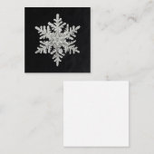 Wilson Bentleys Schneeflocke Mitteilungskarte (Vorne/Hinten)