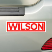 Wilson Briefmarke Autoaufkleber (Auf Auto)