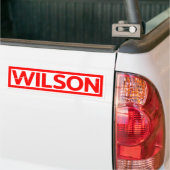 Wilson Briefmarke Autoaufkleber (Auf Lkw)