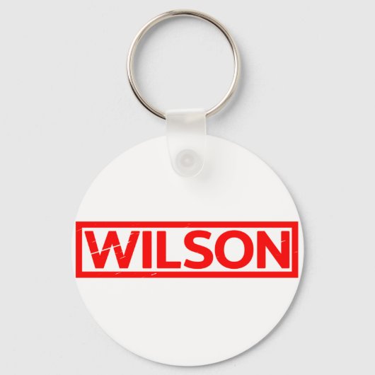 Wilson Briefmarke Schlüsselanhänger (Vorderseite)