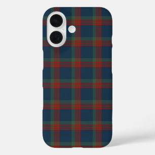Wilson Clan Blue, Green und Red Tartan iPhone 16 Hülle