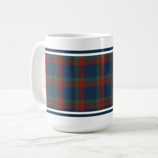 Wilson Clan Tartan Kaffeetasse (Vorderseite Links)