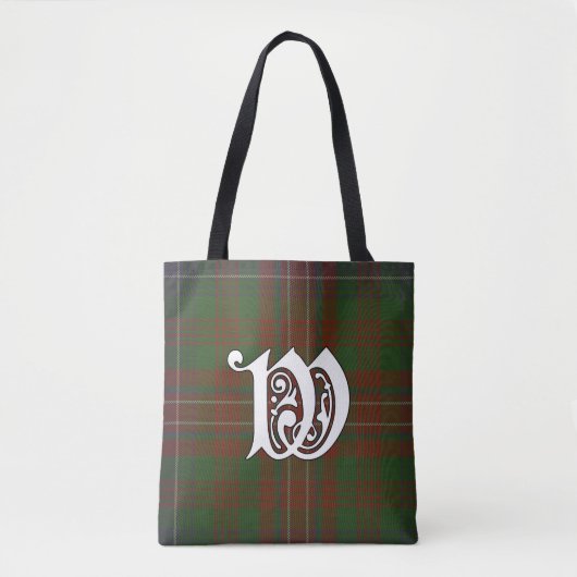 Wilson-Clantartan-Monogramm Tasche (Vorderseite)