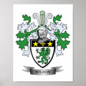 Wilson Coat of Arms Poster (Vorne)