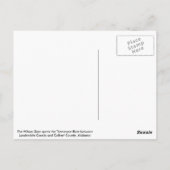 Wilson Dam - Alabama Postkarte (Rückseite)