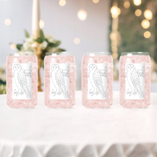Wilson die Schleiereule 🦉 Dosenglas (Insitu (Hochzeit))