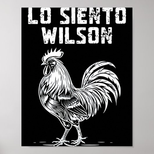 Wilson es tut mir leid  poster (Vorne)