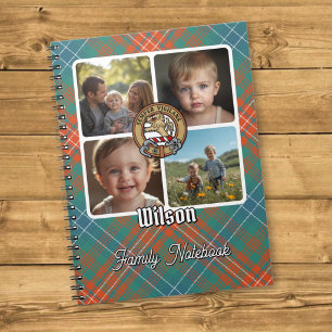 Wilson Familienfoto-Collage Notizblock