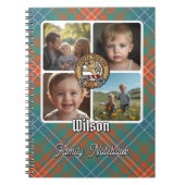 Wilson Familienfoto-Collage Notizblock (Vorderseite)