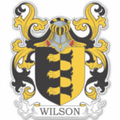 Wilson Familienwappen Aufkleber (Vorderseite)