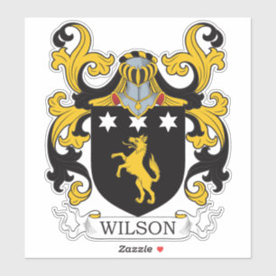 Wilson Familienwappen Aufkleber