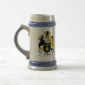 Wilson-Familienwappen Bierglas (Links)