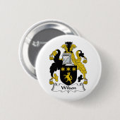 Wilson-Familienwappen Button (Vorne & Hinten)