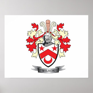 Wilson Familienwappen Coat of Arms Poster