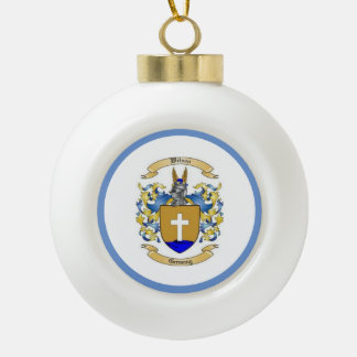 Wilson Familienwappen [Deutsch] Keramik Kugel-Ornament