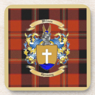 Wilson Familienwappen* Getränkeuntersetzer