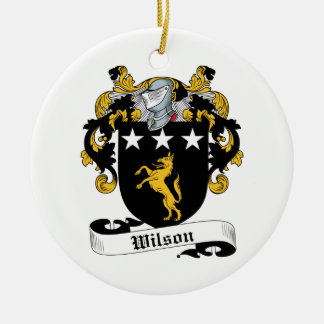 Wilson-Familienwappen Keramikornament