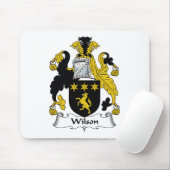 Wilson-Familienwappen Mousepad (Mit Mouse)
