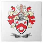 Wilson-Familienwappen-Wappen Fliese (Vorderseite)