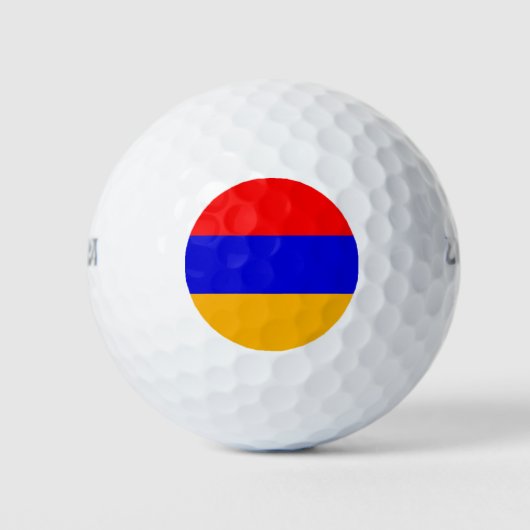 Wilson Golf Ball mit armenischer Flagge (Vorderseite)